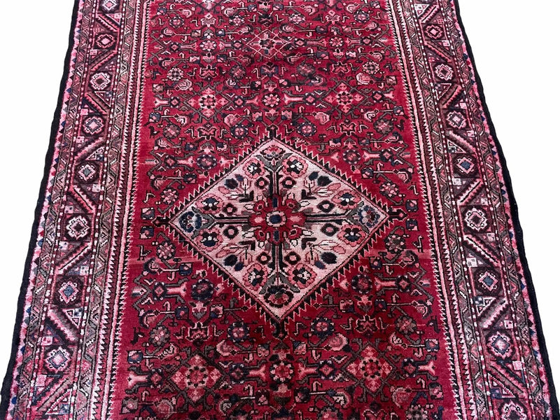 5.5 X 10 Antique Handmade Wool Tribal Gallery Rug All Over Red Runner Corridor by Jewel Rugs