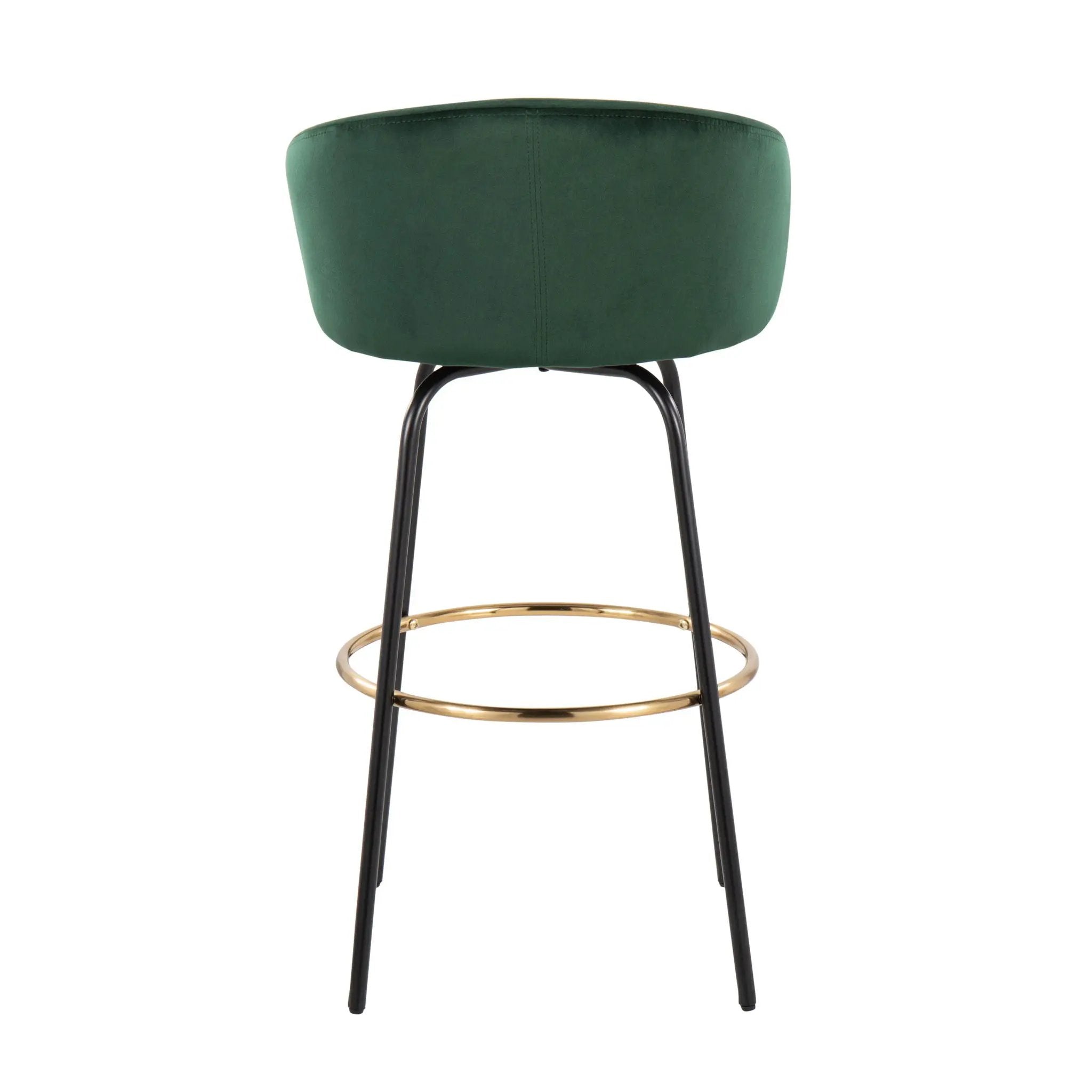 Claire - Contemporary / Glam Barstool With Footrest (Set of 2) by Unique Piece Furniture