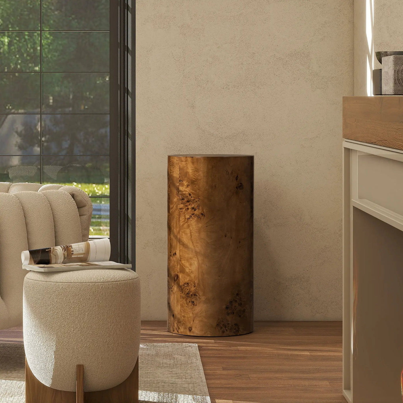 Nebula - Accent Pillar Side Table by Unique Piece Furniture