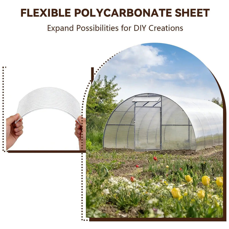 4' x 2' Twin-Wall Polycarbonate Greenhouse Panels (10 Pack) by HouseOfZazla