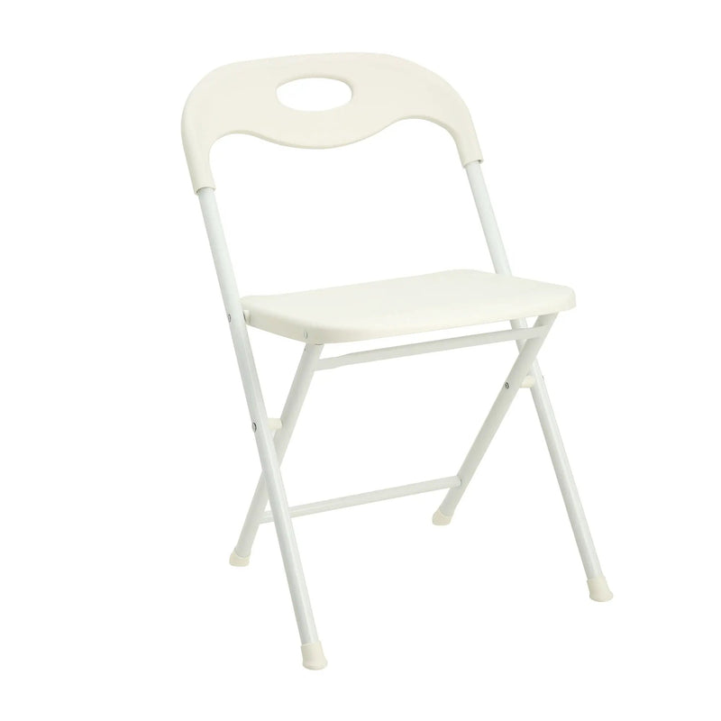Folding Chairs, Stackable & Waterproof (Set of 4) - White by Unique Piece Furniture