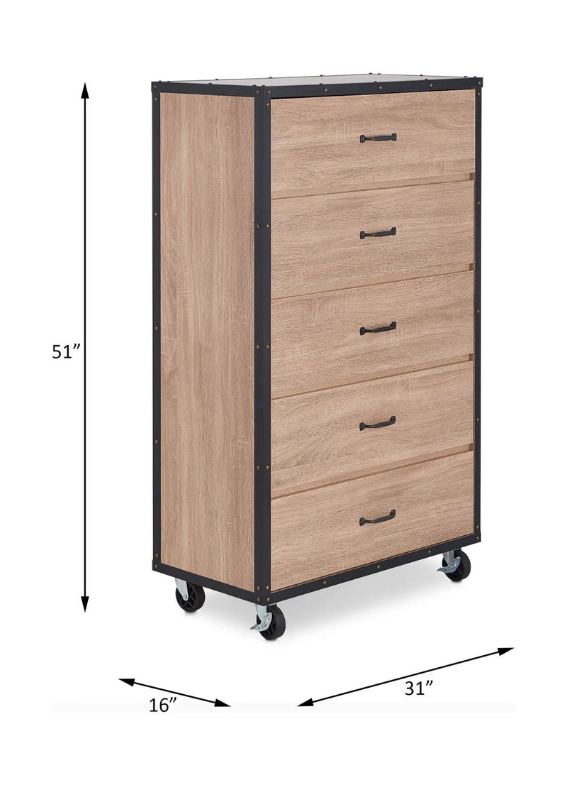 Bemis - Chest - Weathered Light Oak by Unique Piece Furniture
