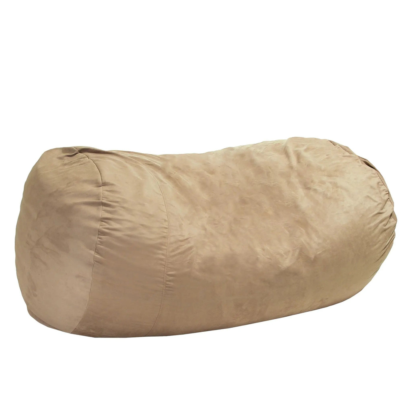 Jasper - Traditional Cylindrical Suede Bean Bag by HouseOfZazla