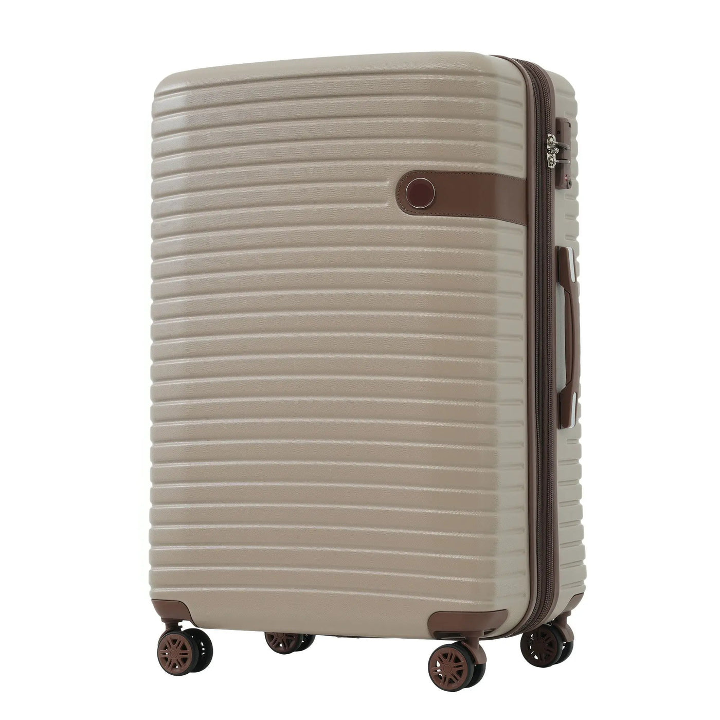 4 Piece Luggage Suitcase Set, Hard Shell Lightweight Expandable Travel Luggage With 4 Packing Cubes by HouseOfZazla
