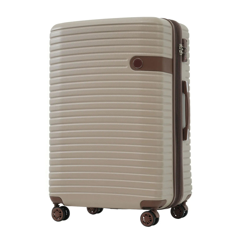 4 Piece Luggage Suitcase Set, Hard Shell Lightweight Expandable Travel Luggage With 4 Packing Cubes by HouseOfZazla