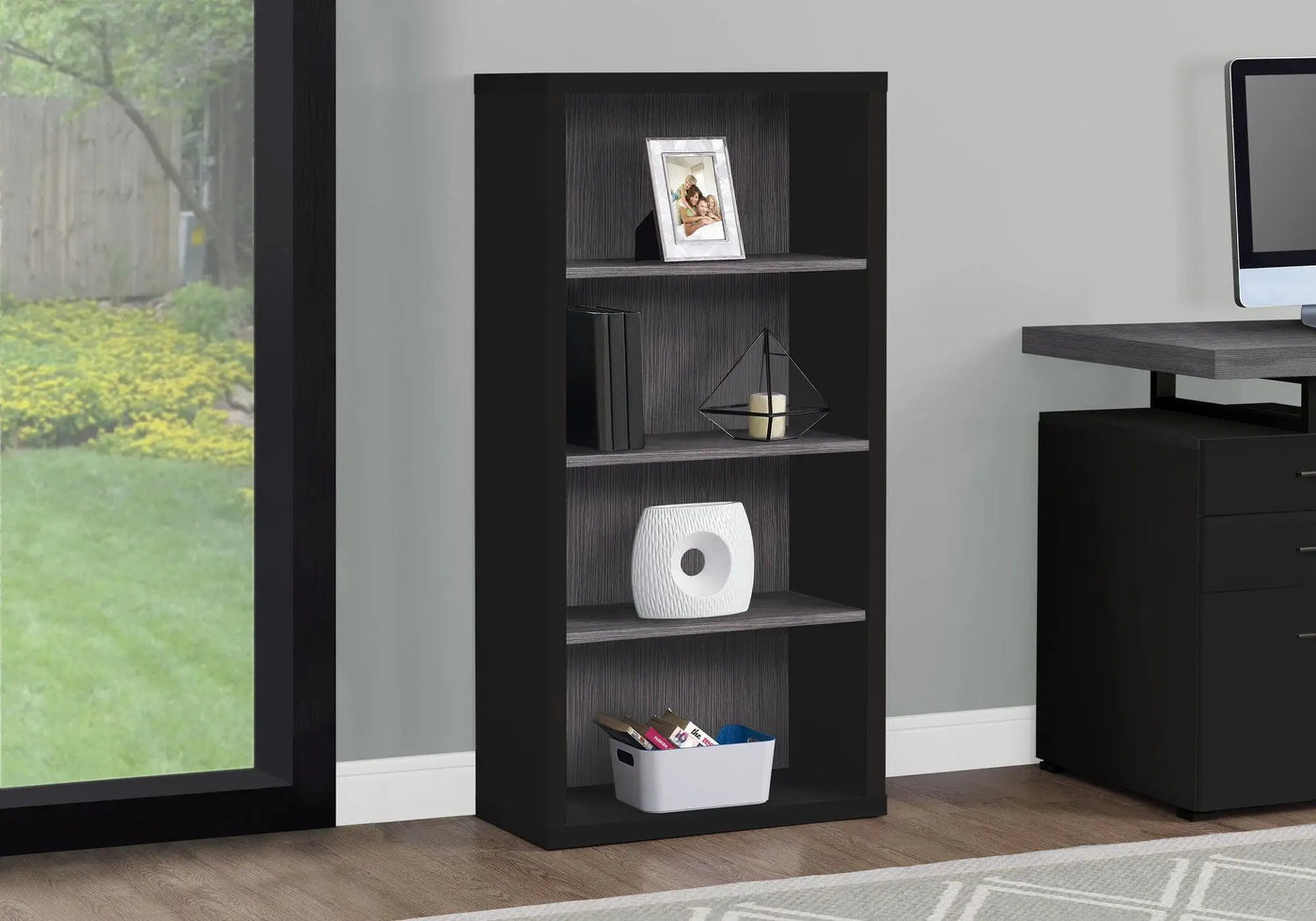 5 Tier For Office Bookshelf, Bookcase, Etagere, Contemporary & Modern by HouseOfZazla