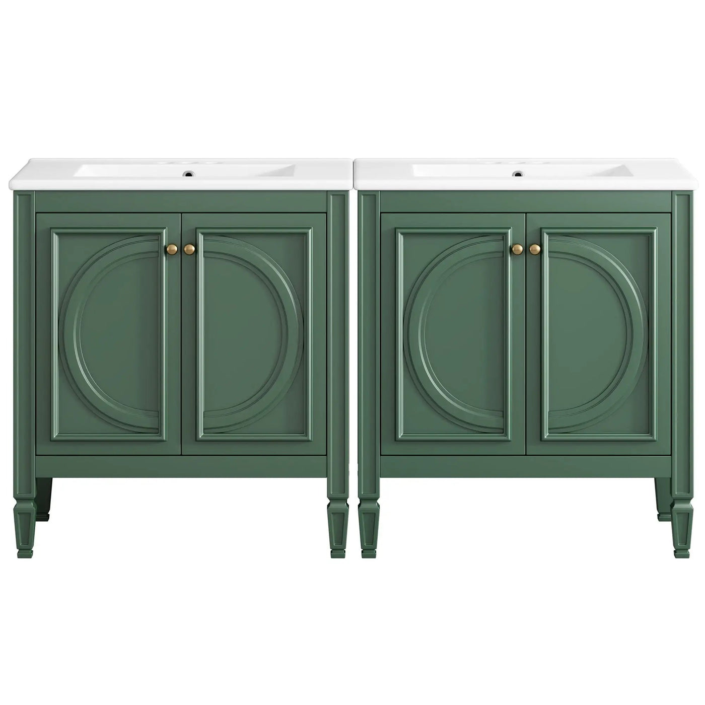 Bathroom Vanity With Sink With 2 Doors And Adjustable Shelf by HouseOfZazla