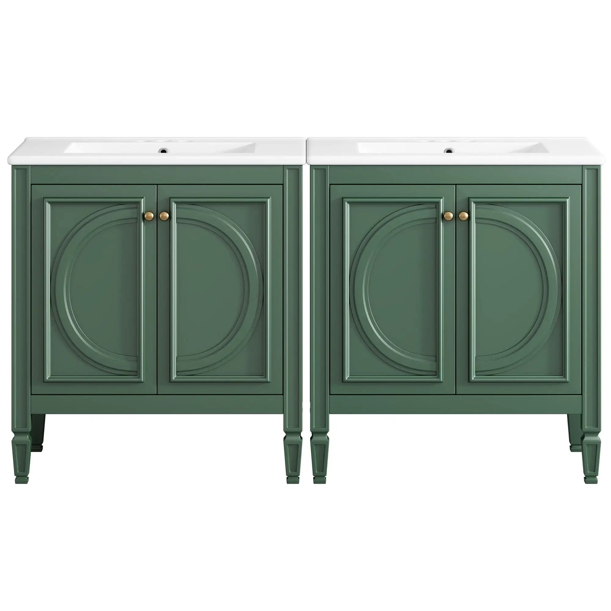 Bathroom Vanity With Sink With 2 Doors And Adjustable Shelf by HouseOfZazla