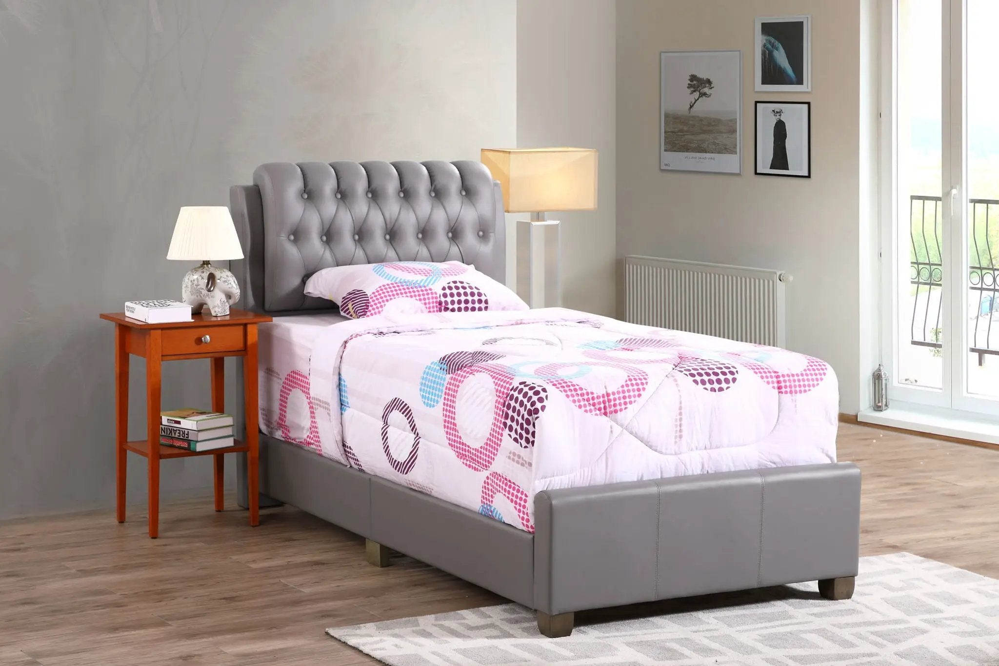 Tufted Upholstered Bed by Unique Piece Furniture