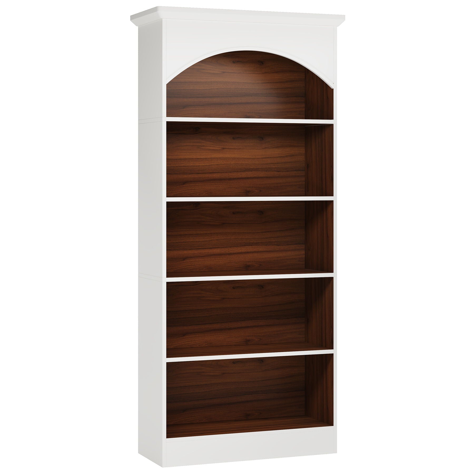 5 Tier Library Bookcase For Living Room by HouseOfZazla
