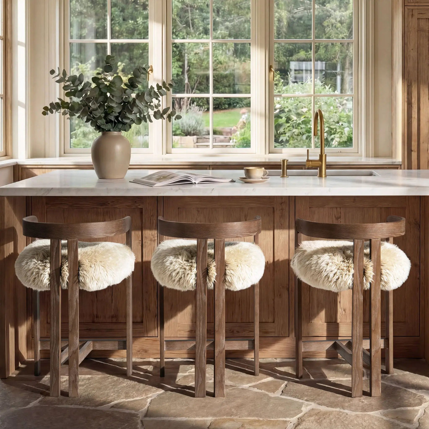 Millwick - Low Back Counter Stool by HouseOfZazla