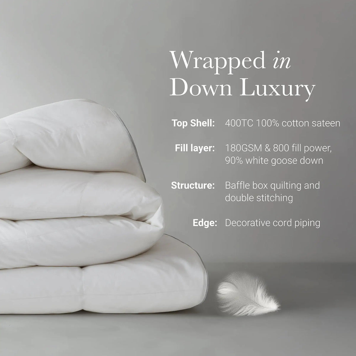 1 PC King/Cal King 100% Cotton Shell Comforter by HouseOfZazla