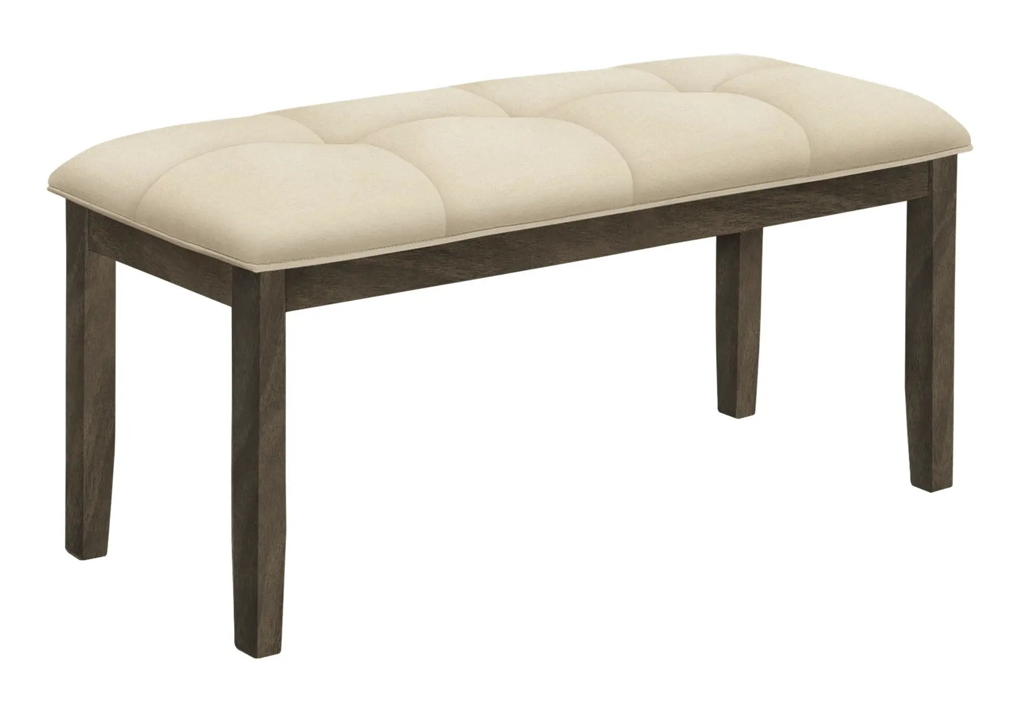 Bench, Rectangular, Hallway, Upholstered, Transitional - Cream by HouseOfZazla