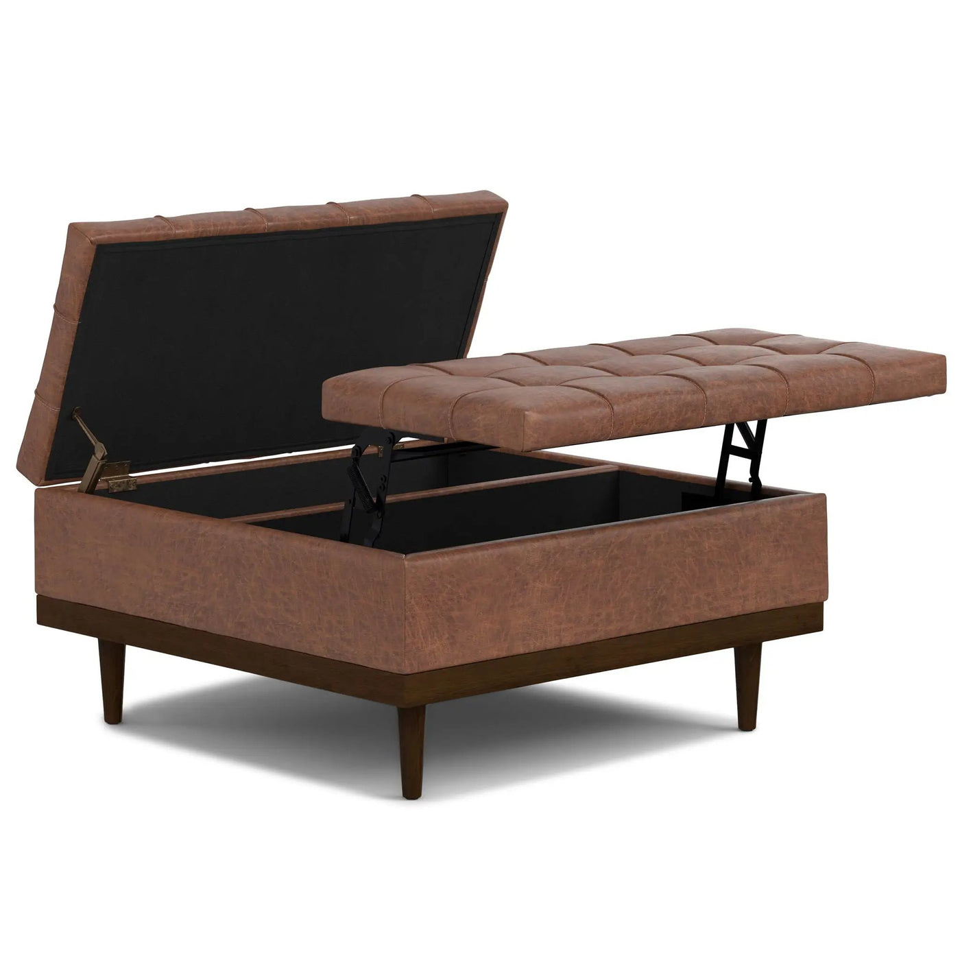 Mariah - Upholstered Lift Top Table Storage Ottoman by HouseOfZazla