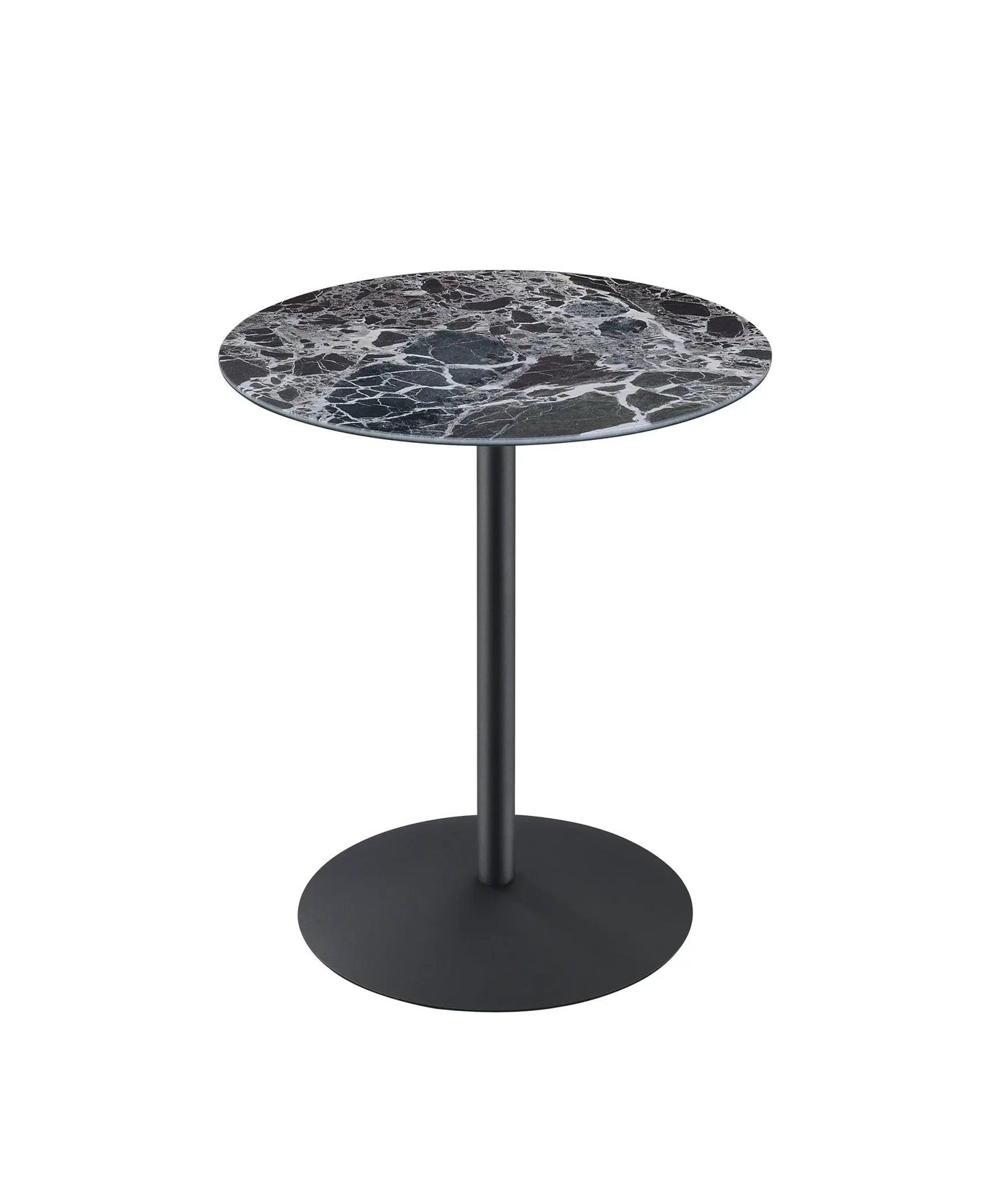 Circa - 17.5" End Table With Marble Textured Top by HouseOfZazla