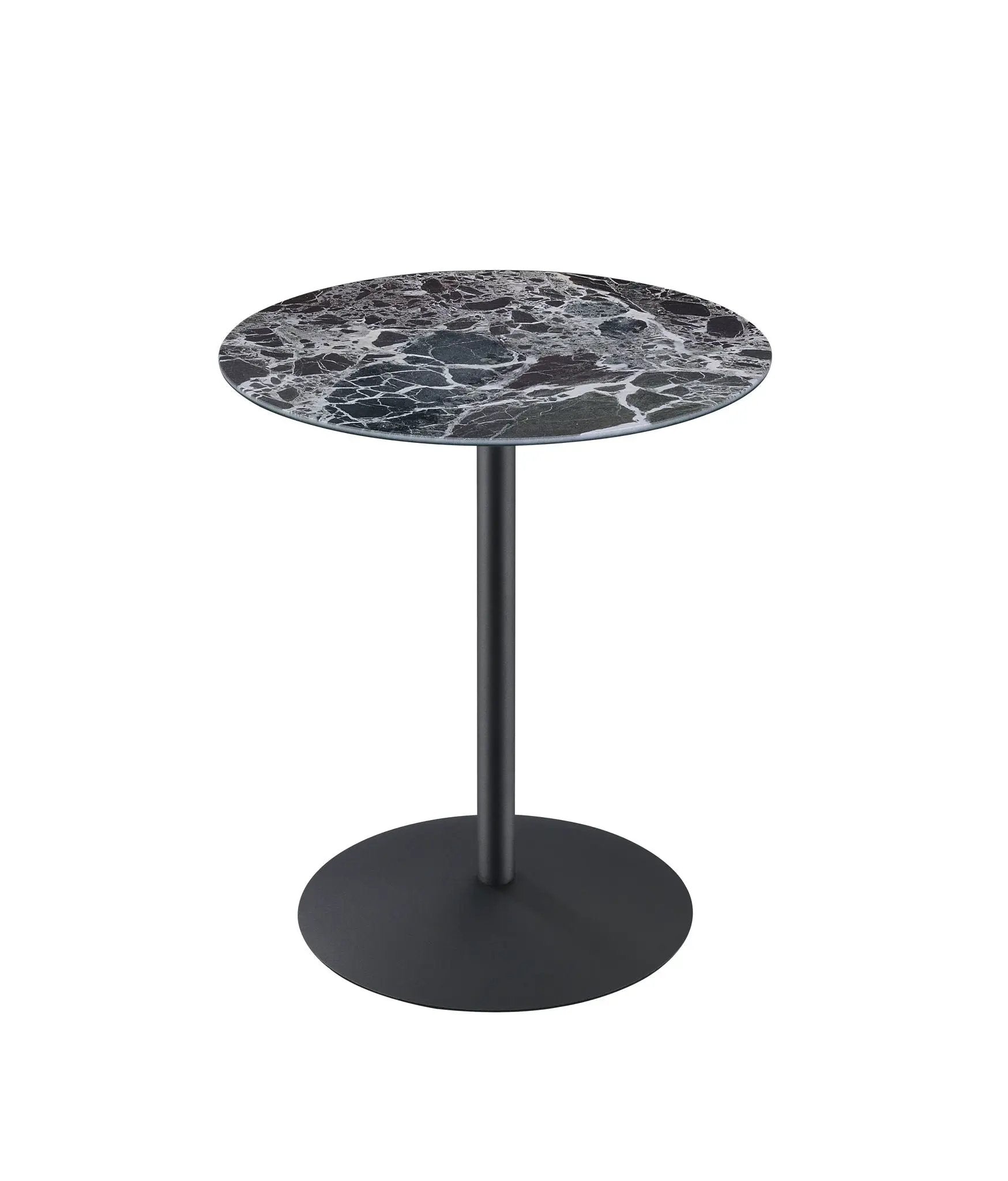 Circa - 17.5" End Table With Marble Textured Top by HouseOfZazla