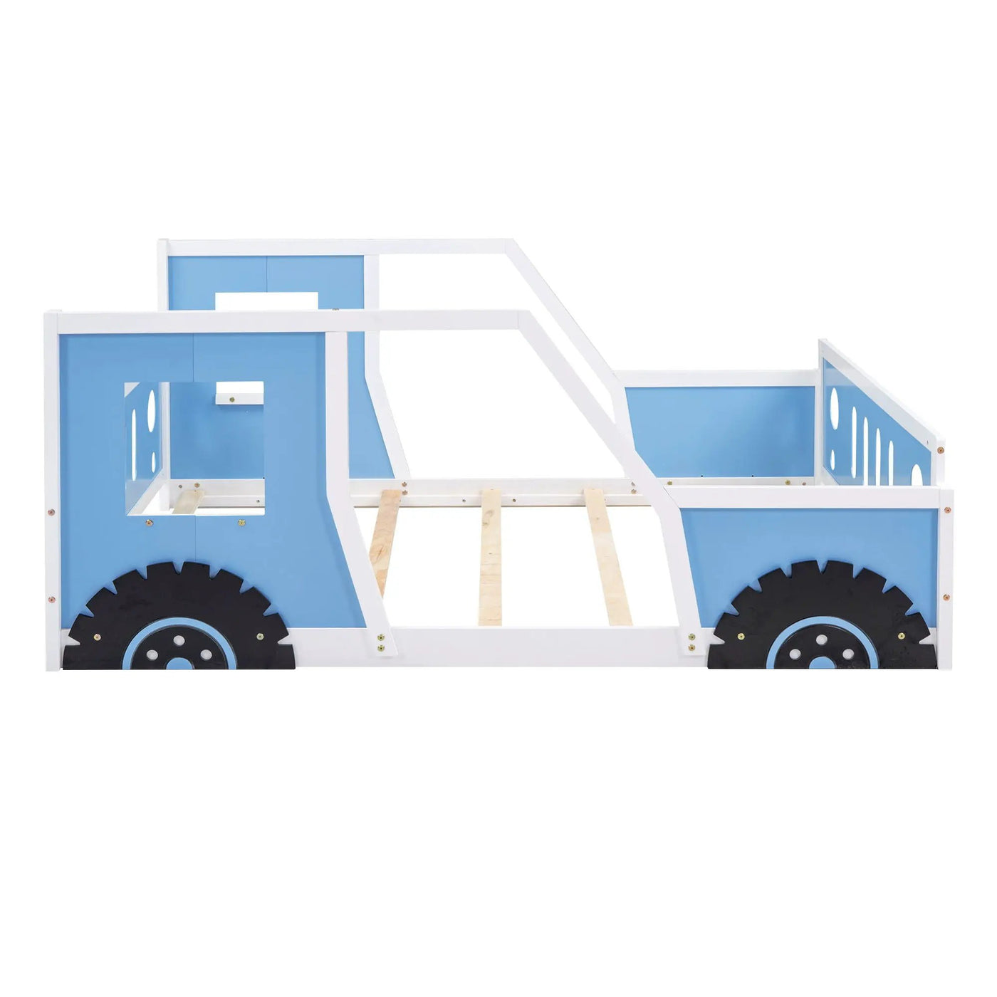 Classic Car Shaped Platform Bed With Wheels by HouseOfZazla