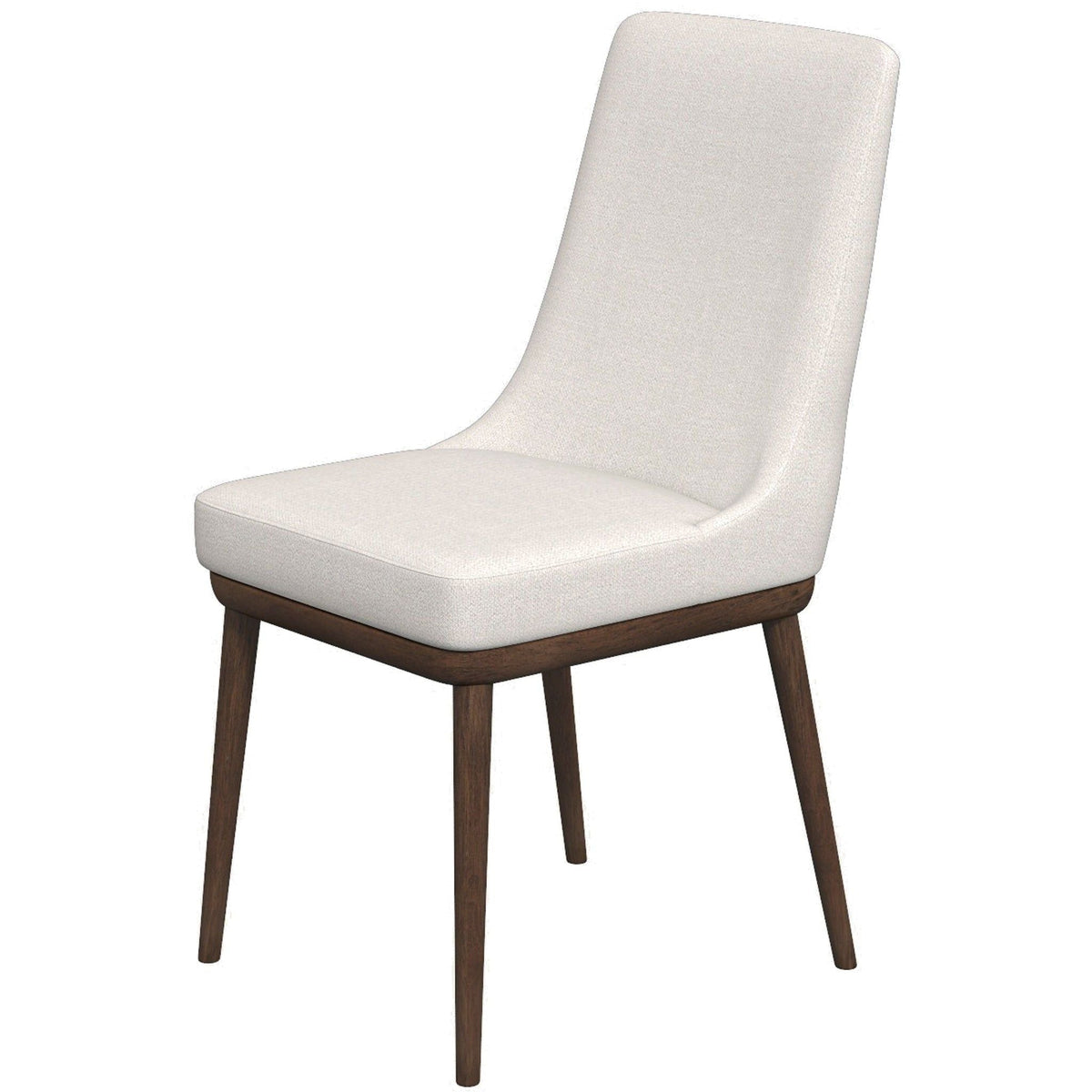 Mid-Century Modern Dining Chair Set of 2 with Solid Wood Frame - Multiple Colors, photo 25 of 40