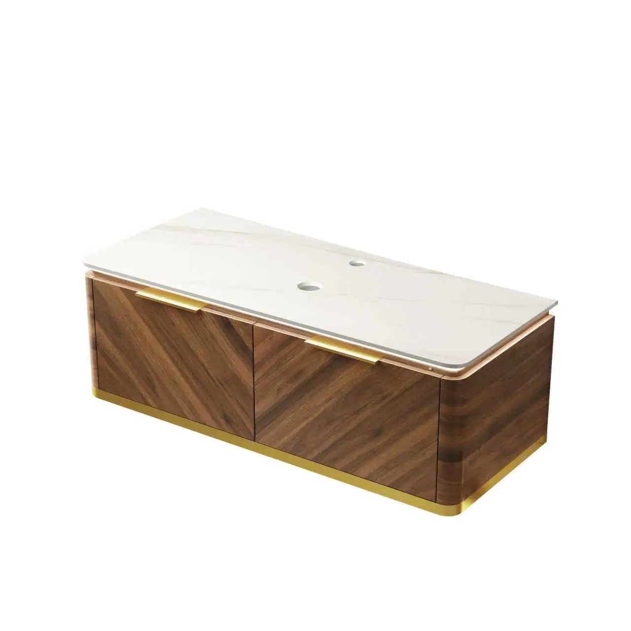 DIPA 48" Wall-Mounted Carrara Bathroom Vanity by HouseOfZazla