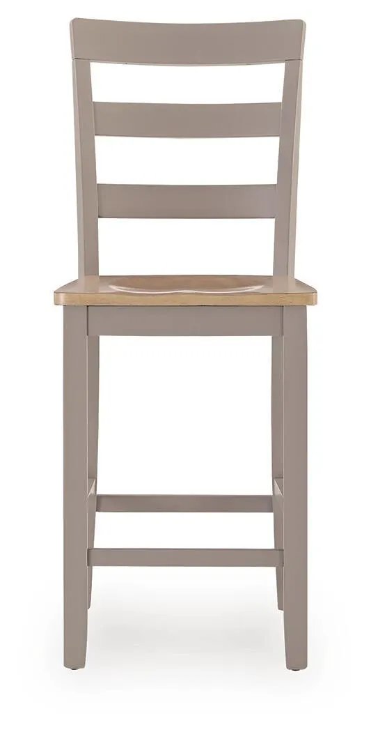 Harperfeld - Barstool (Set of 2) - Natural / Gray by Unique Piece Furniture
