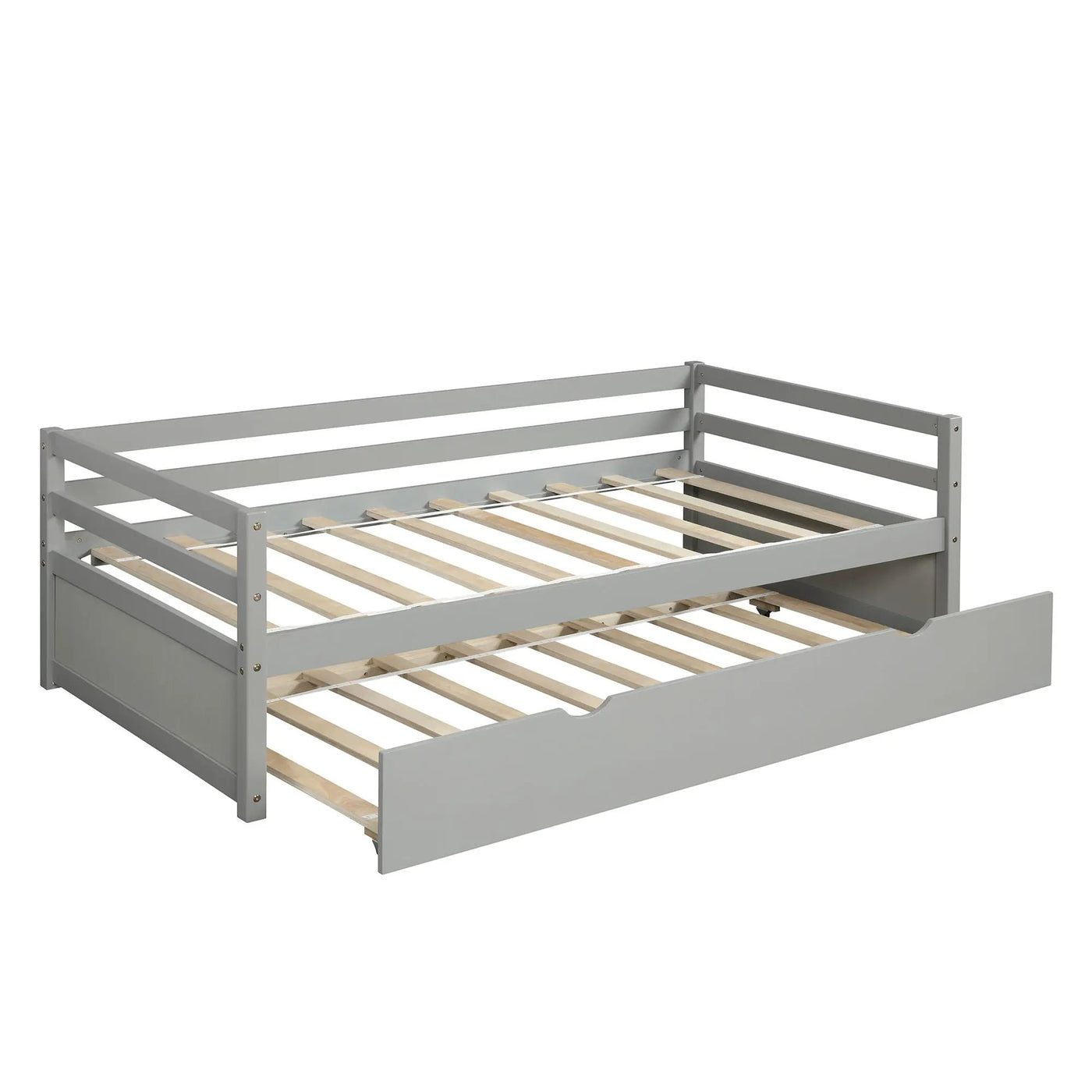 Twin Daybed With Trundle Frame Set by HouseOfZazla