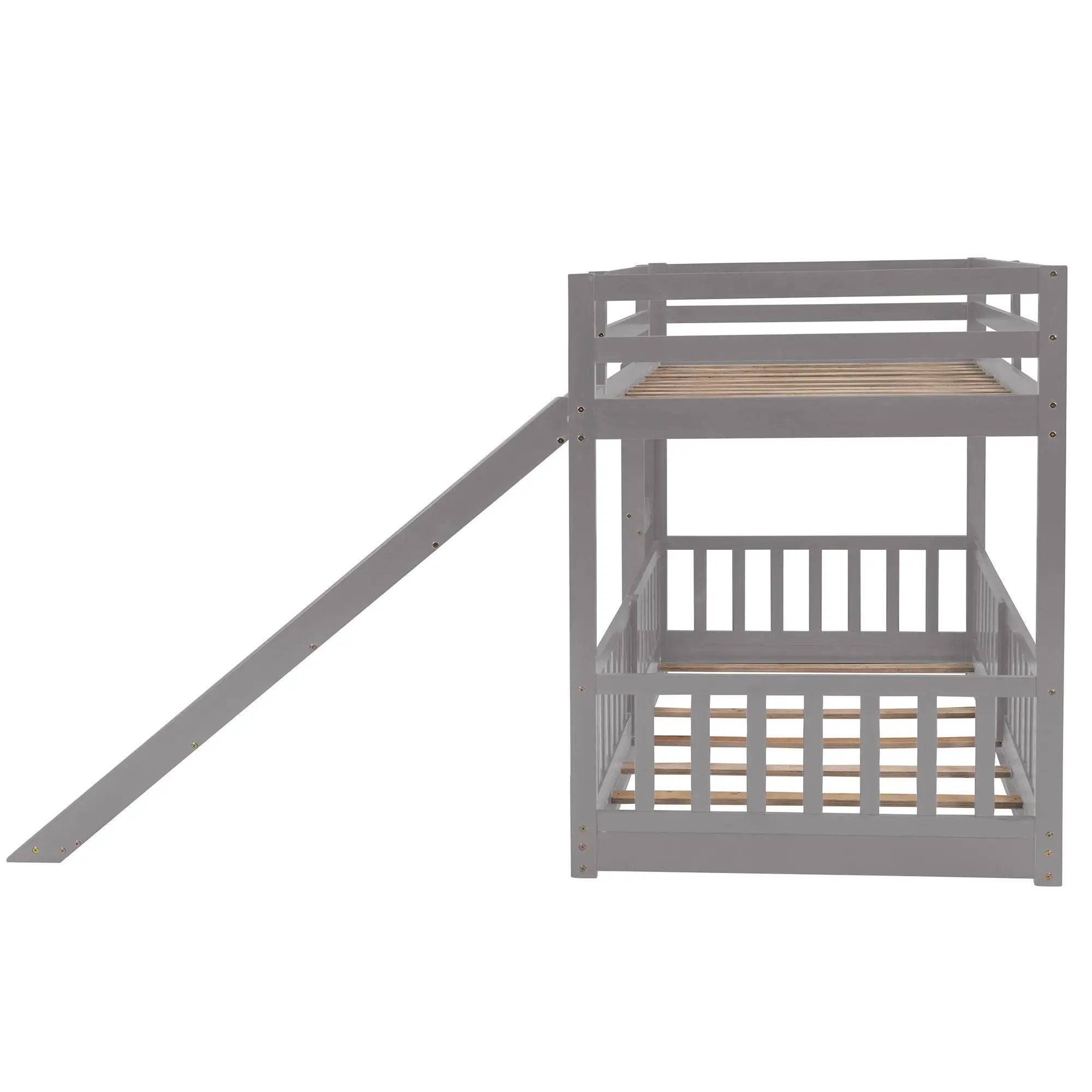Functional Bunk Bed & Convertible Ladder And Slide by HouseOfZazla