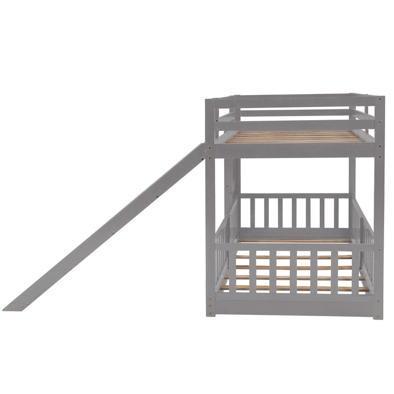Functional Bunk Bed & Convertible Ladder And Slide by HouseOfZazla