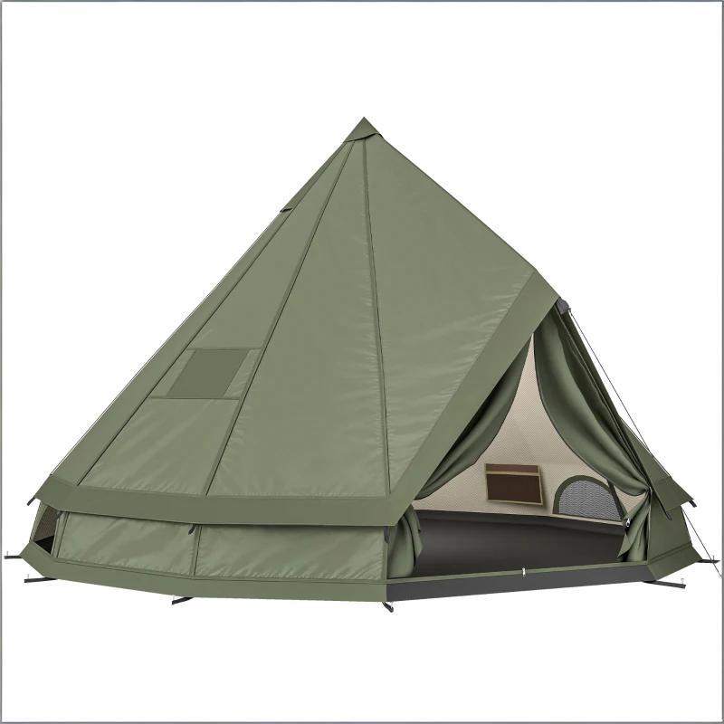Outdoor Waterproof Teepee Camping Tent by HouseOfZazla