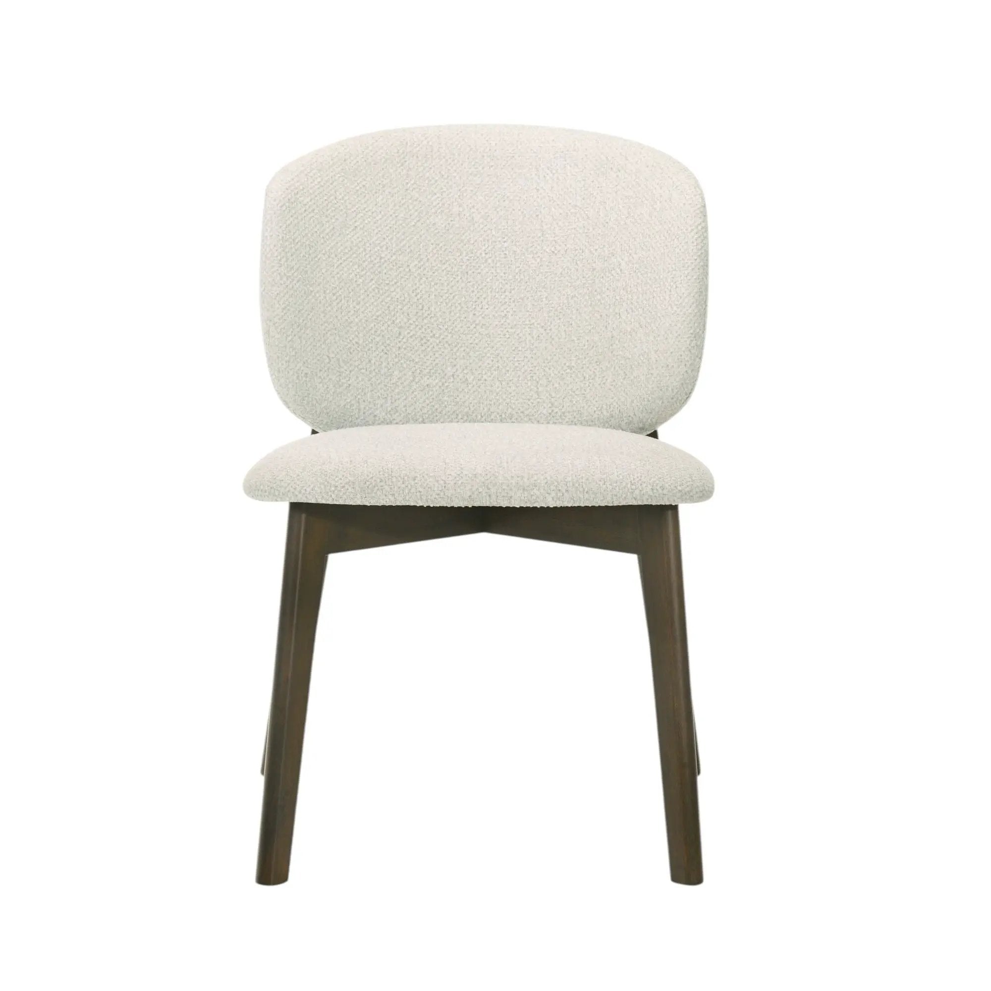 Mallin - Side Chair (Set of 2) - Gray / Walnut by HouseOfZazla