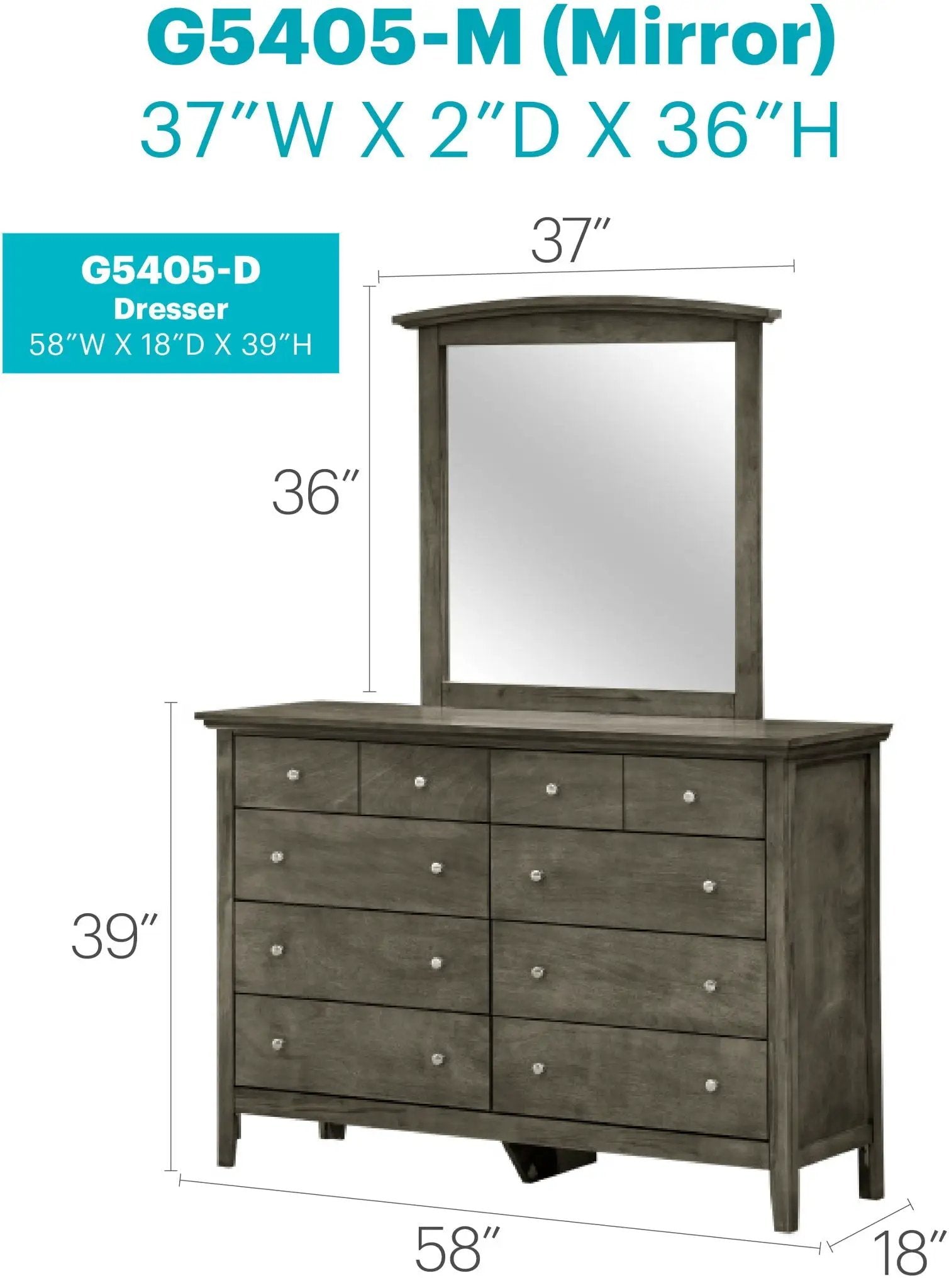 Hammond - Elegant Casual Dresser For Any Room by Unique Piece Furniture