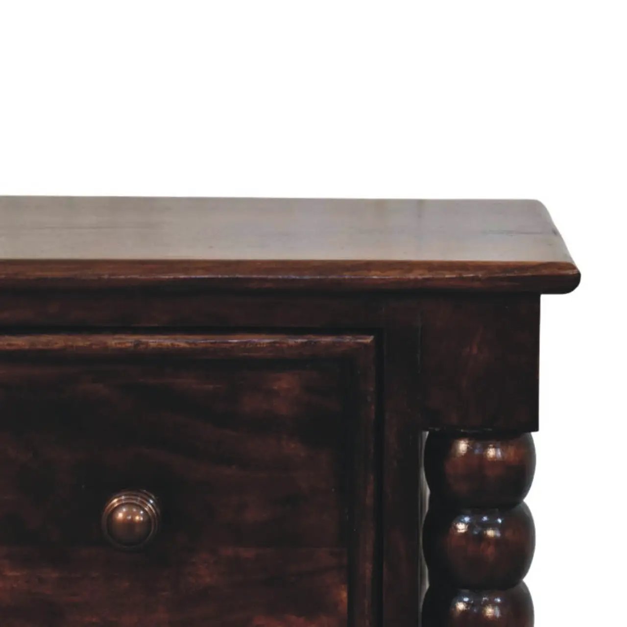 Solid Wood Spindle Duo Bedside by HouseOfZazla