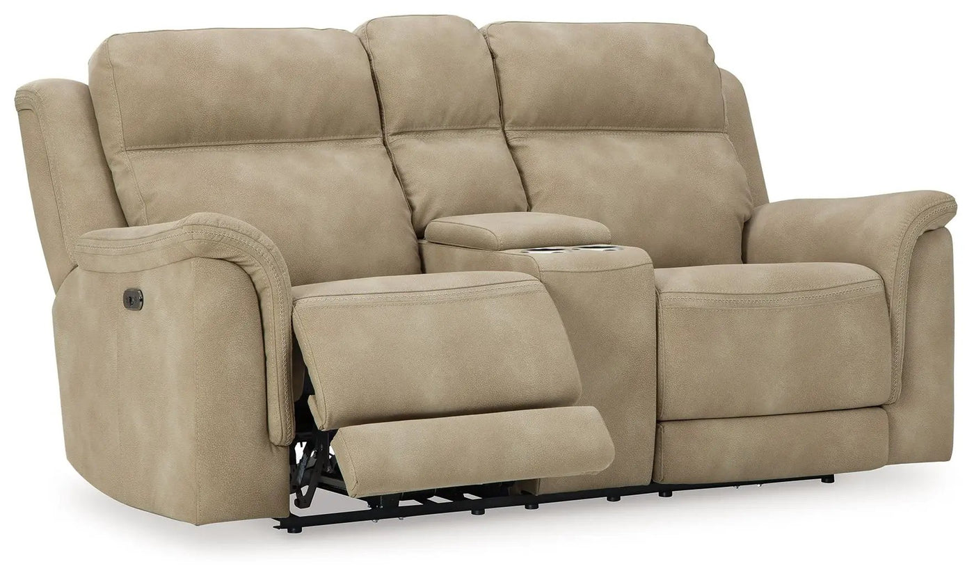 Next-Gen Durapella - Reclining Power Loveseat With Console by Unique Piece Furniture