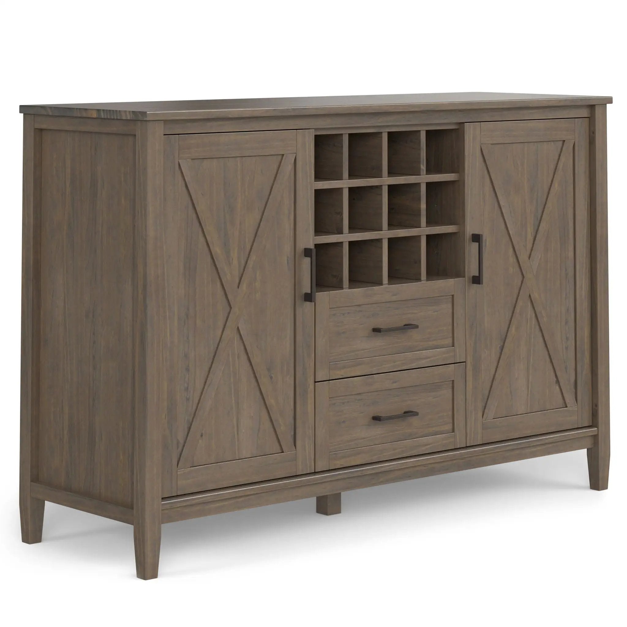 Ela - Sideboard With Wine Storage - Smoky Brown by HouseOfZazla