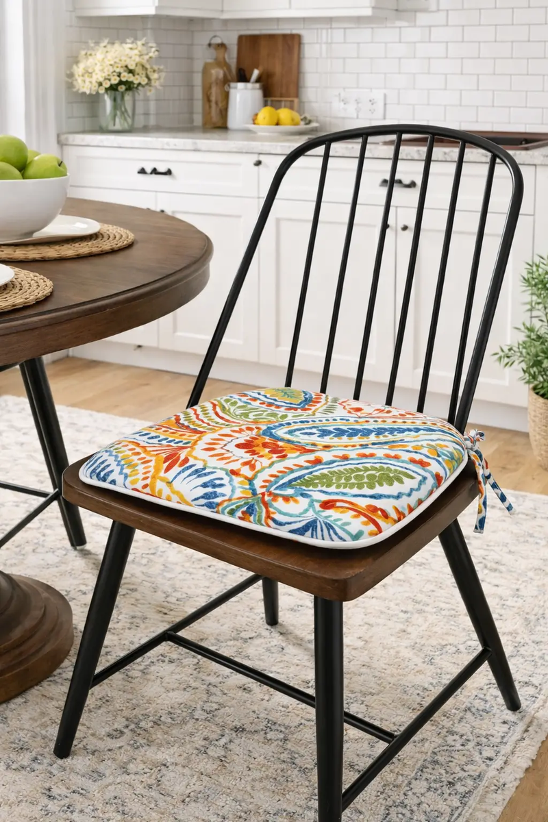 Outdoor Patio Chair Cushions, Set of 4 - U-Shape, Water-Repellent by HouseOfZazla