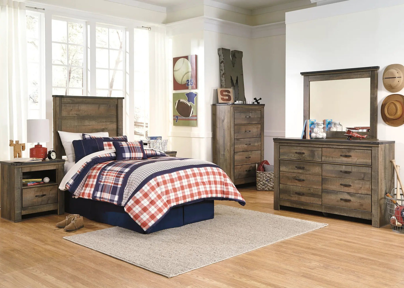 Trinell - Youth Panel Headboard by Unique Piece Furniture
