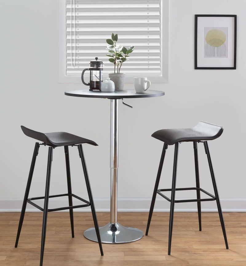 Ale - Contemporary Fixed-Height Bar Stool (Set of 2) by Unique Piece Furniture