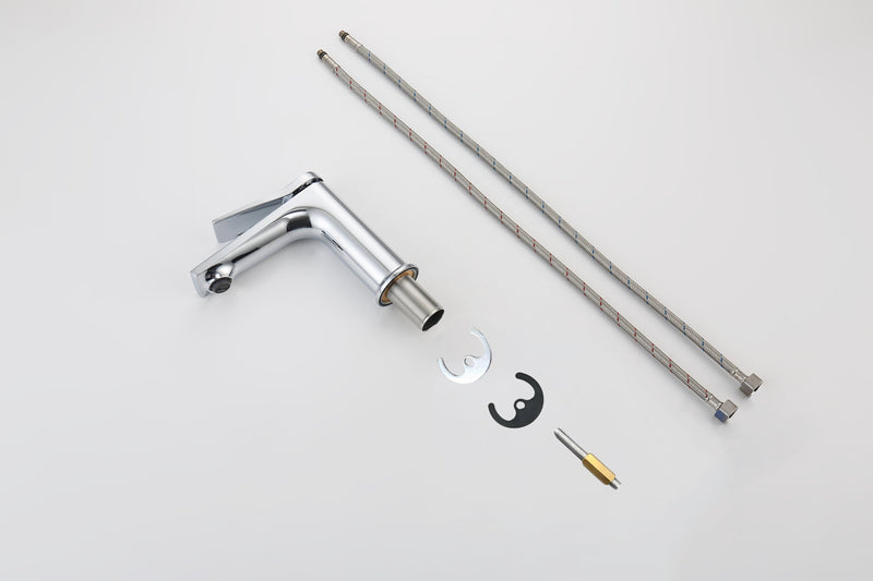 Chrome Single Hole Bathroom Faucet by HouseOfZazla