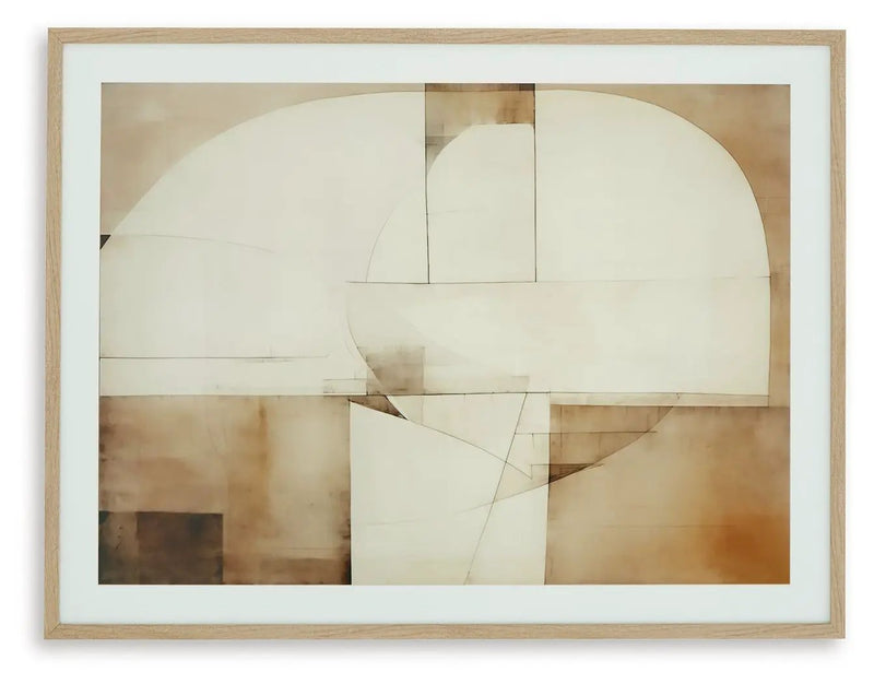 Corlain - Wall Art - Brown / Tan / White by Unique Piece Furniture