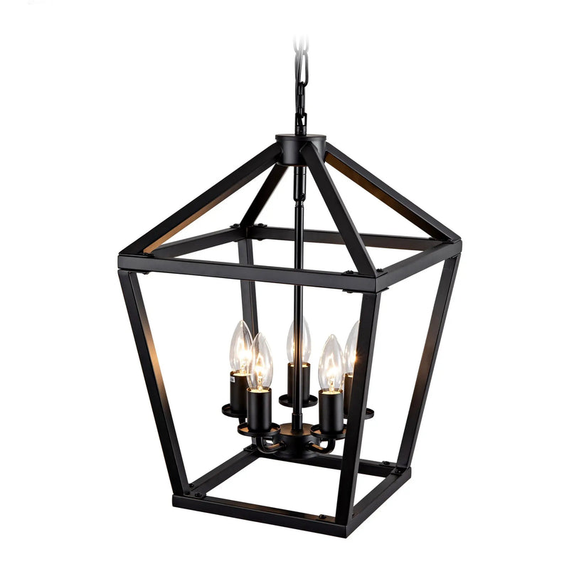 Farmhouse Lantern Chandelier 5-Light by HouseOfZazla