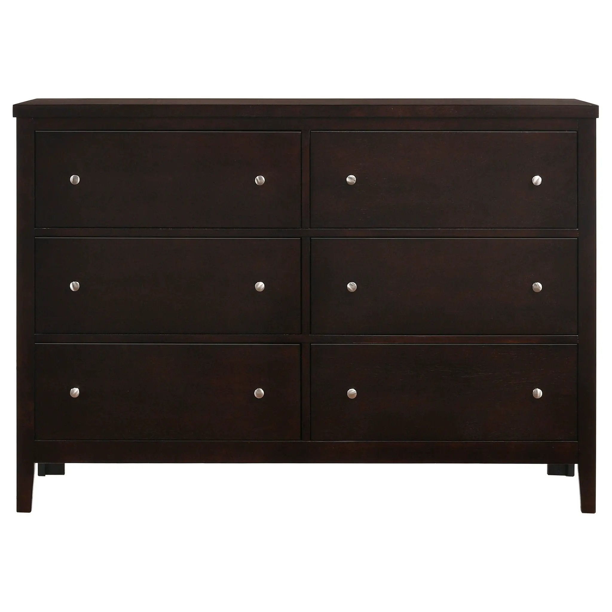 Carlton 6-drawer Dresser Cappuccino by Unique Piece Furniture
