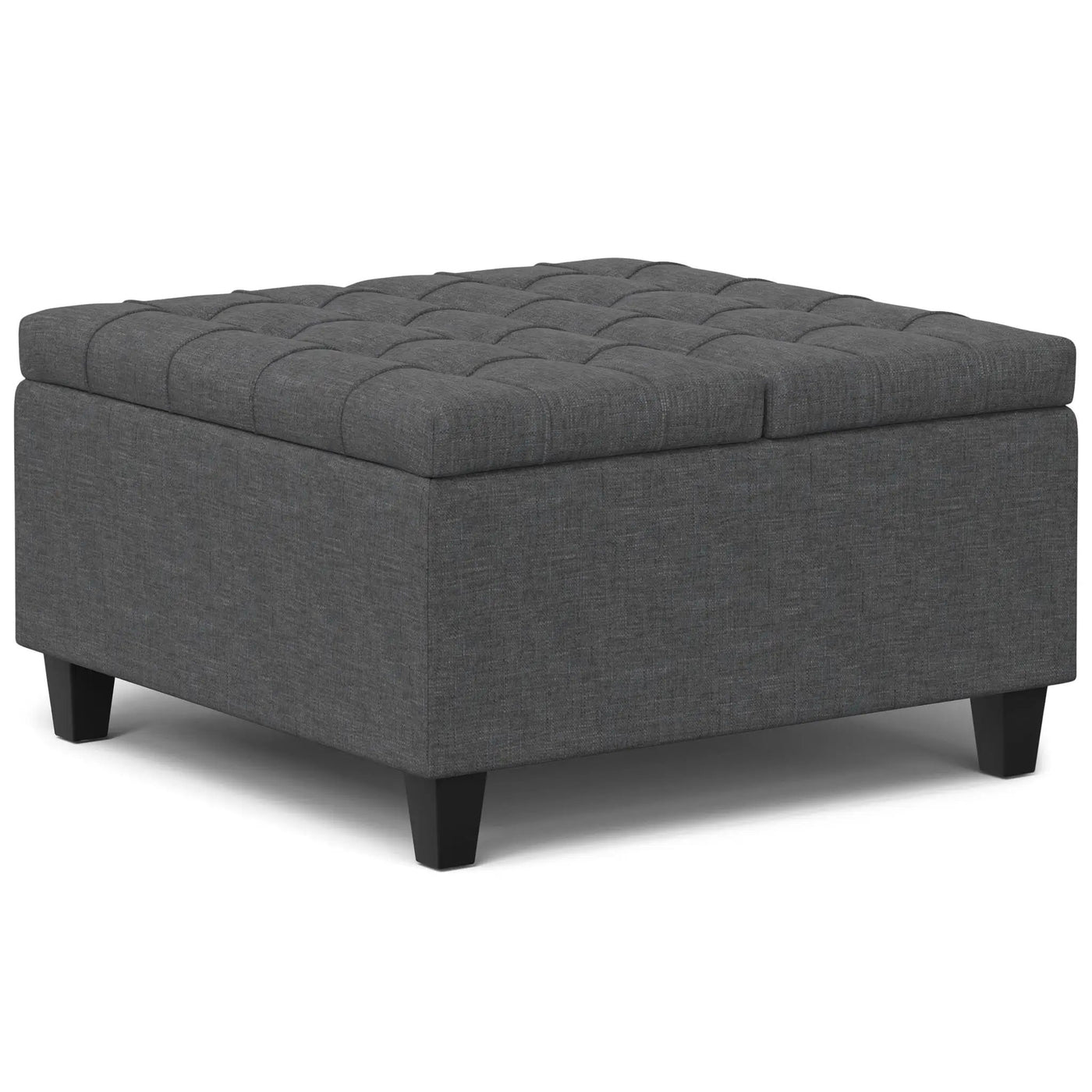 Harrison - Upholstered Coffee Table Storage Ottoman by HouseOfZazla