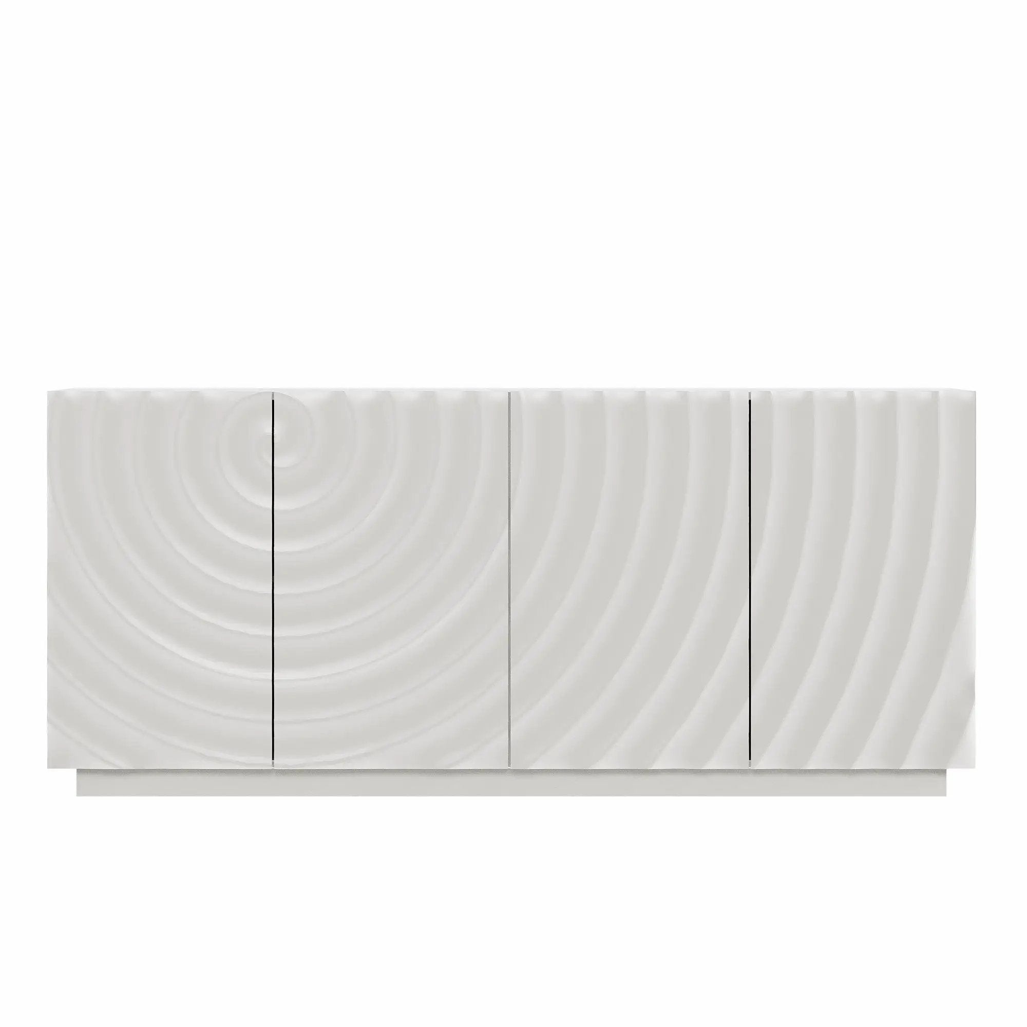 Buffet Cabinet with Storage - Modern 4-Door Sideboard by HouseOfZazla