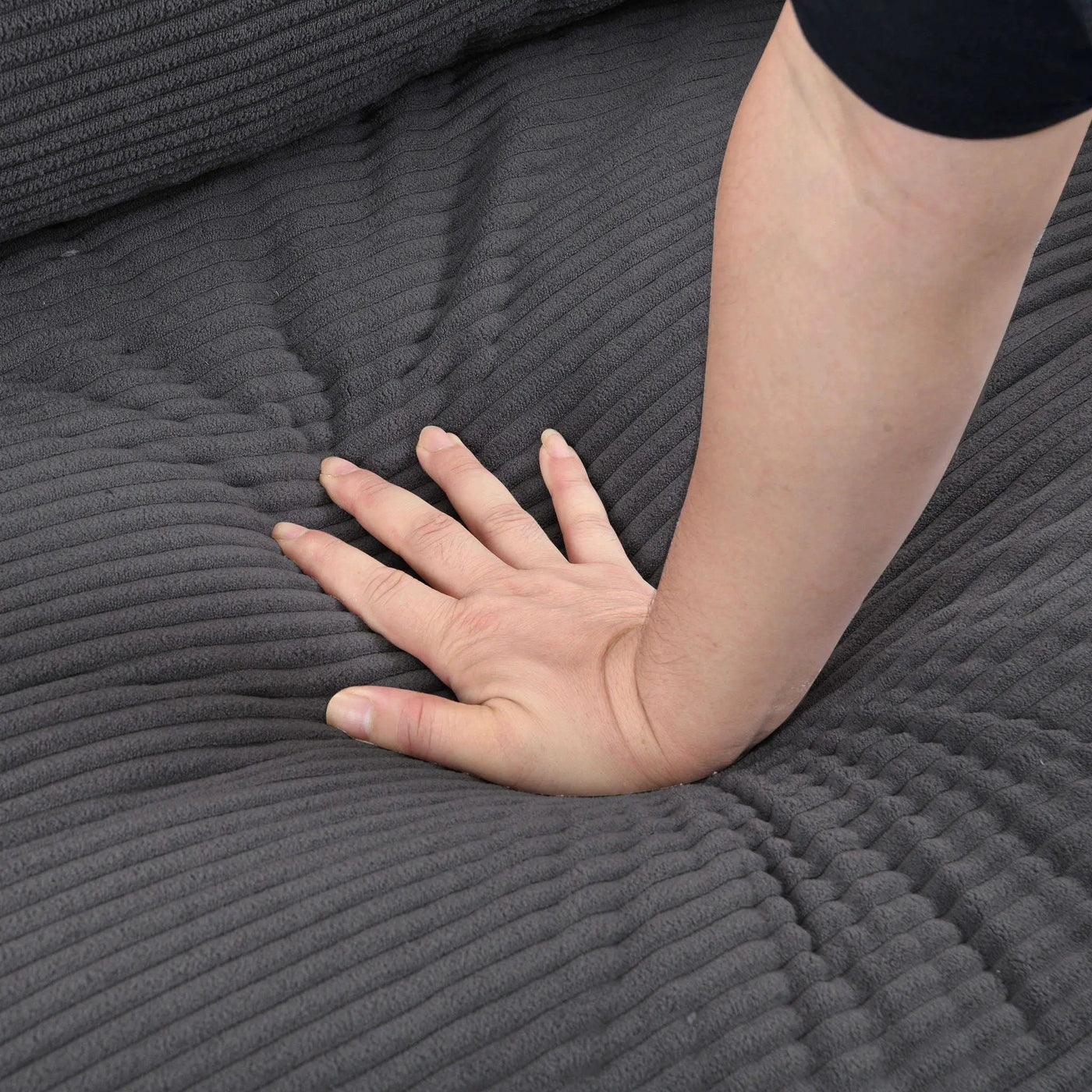 Modern Upholstered Resilience Three Seater Sofa by HouseOfZazla
