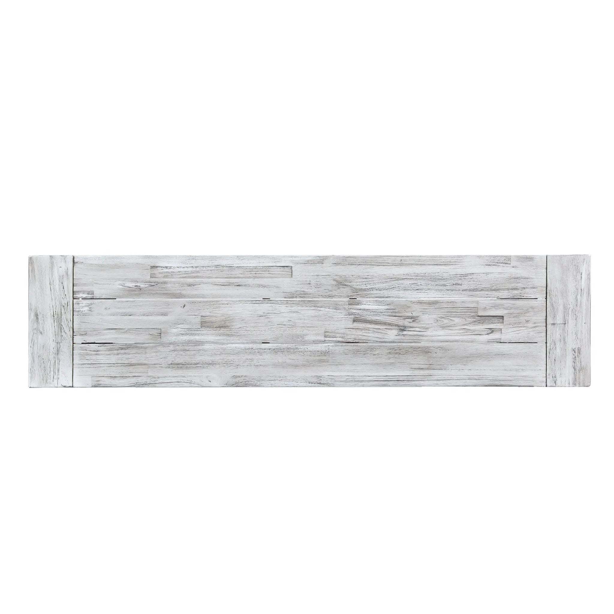 Tranquilizer Outdoor Acacia Wood Bench With Slat Panel Design by HouseOfZazla