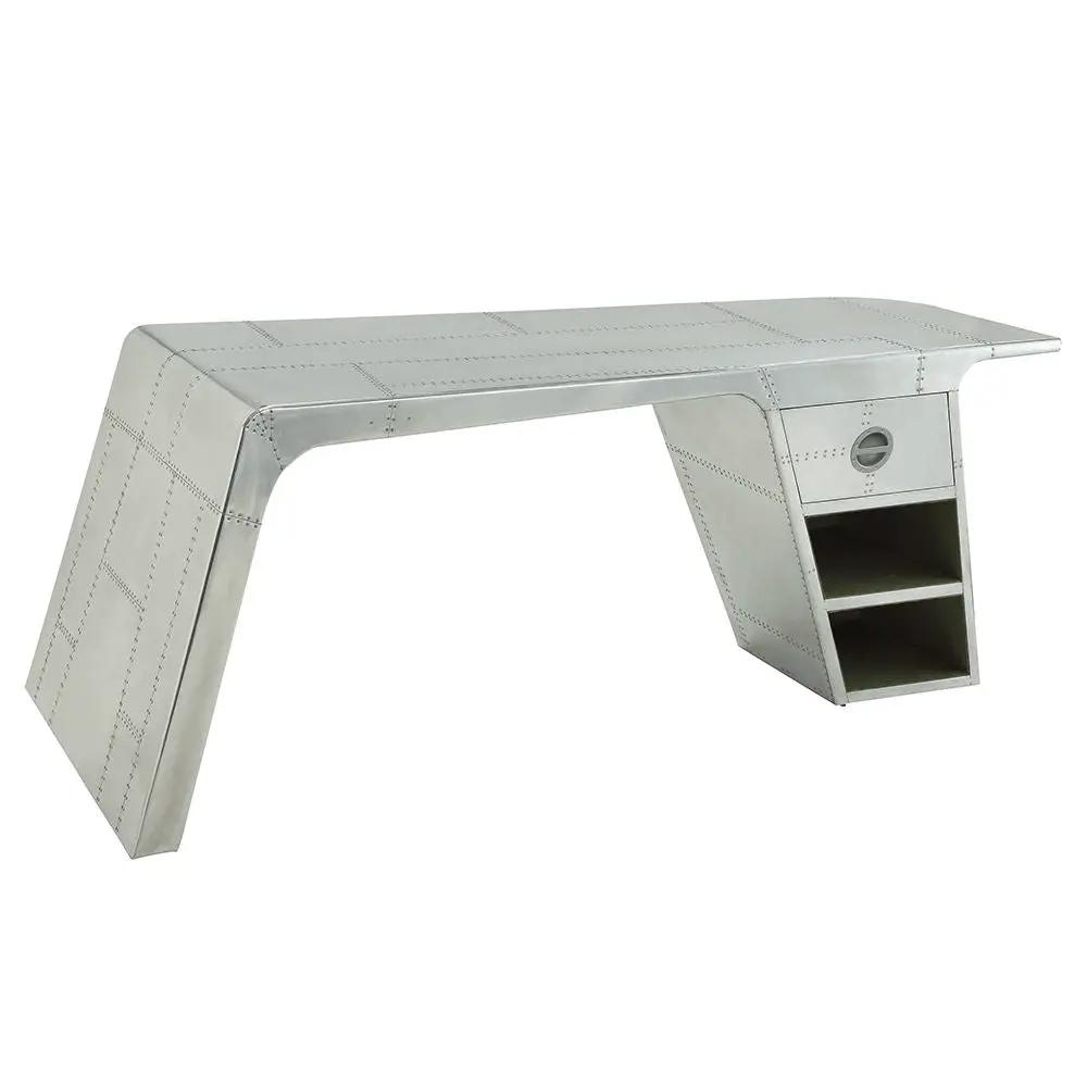 Brancaster - Writing Desk - Metallic by Unique Piece Furniture