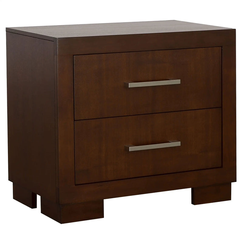 Jessica 5-piece Eastern King LED Bedroom Set Cappuccino by Unique Piece Furniture