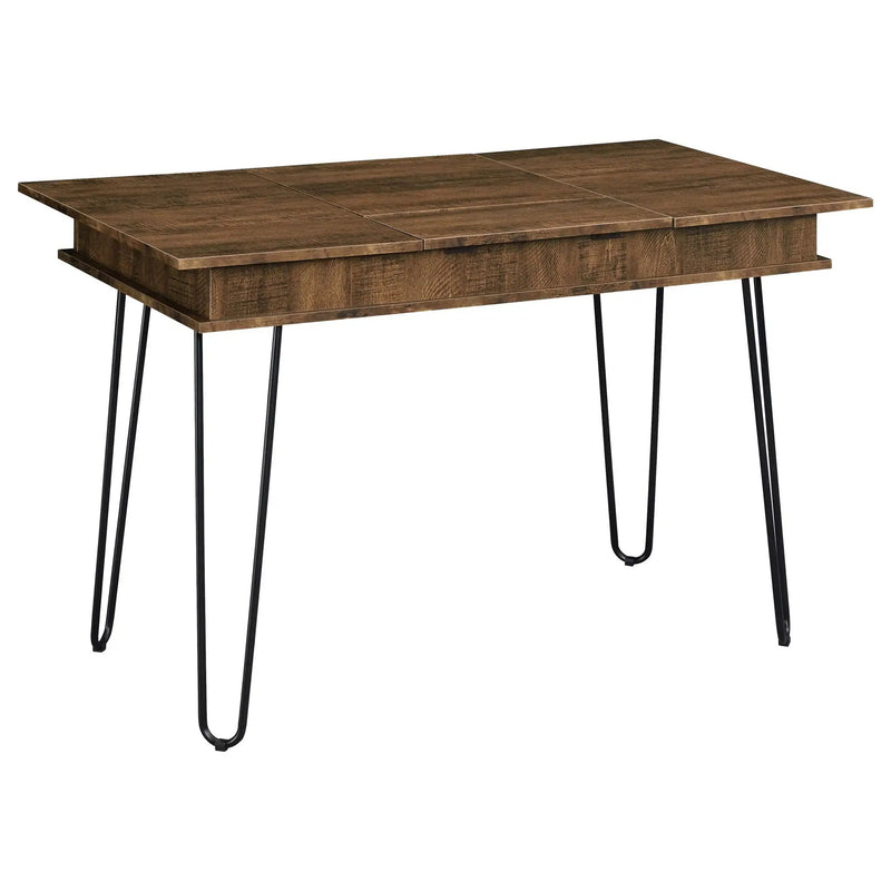 Writing Desk With 4 Hidden Storages - Brown by HouseOfZazla