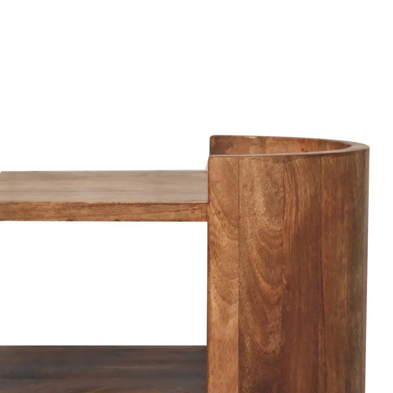 Solid Wood Valencia Sculpted Bedside by HouseOfZazla