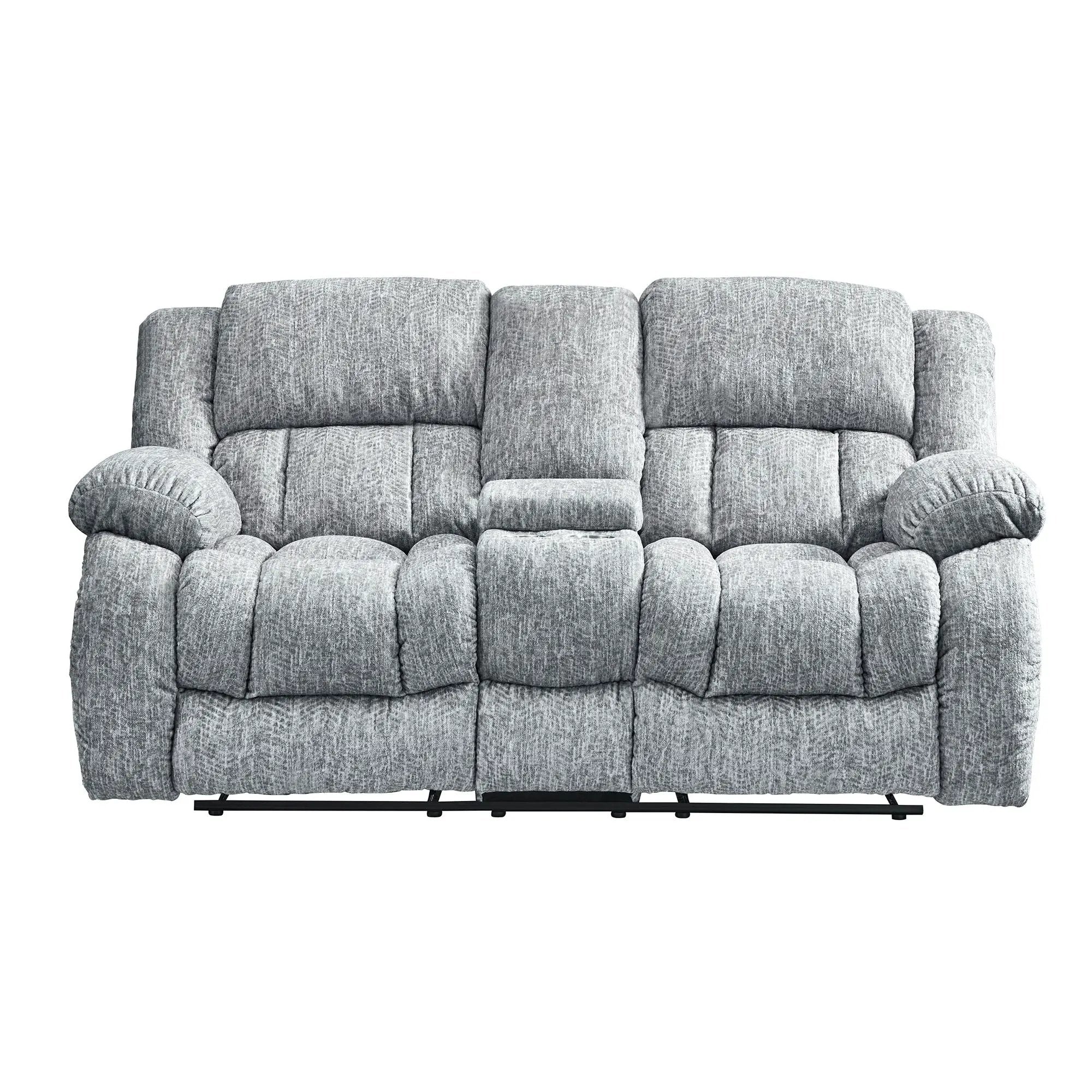 Stonic - Console Reclining Loveseat by Unique Piece Furniture