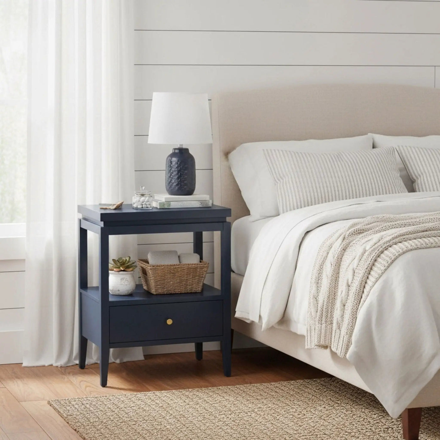 Olana -1 Drawer Nightstand With Floating Top Design by HouseOfZazla
